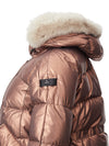 Peuterey Giubbino Imbottito Bronzo Metal 'Mils' da donna