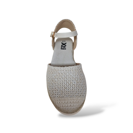 Espadrillas Bambina XTI Beige con Fibia – Scarpe Cerimonia Classiche, Comode e Versatili