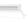 CORNICE A SOFFITTO con predisposizione LED 90x90x2000mm in POLIMERI - Polistrutturato (prezzo al metro) - Eternal Parquet