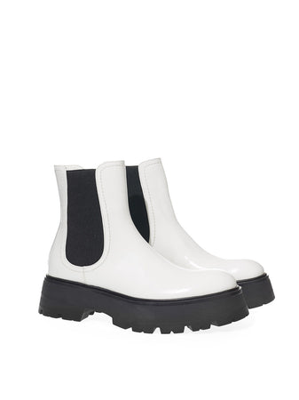 Alexander McQueen Stivaletti Chelsea Bicolor da donna