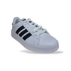 Sneakers ragazzo Adidas Grand Court 3.0 bianco nero pelle