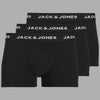 Jack & Jones boxer neri confezione da 3 art. Antonthony 12171944