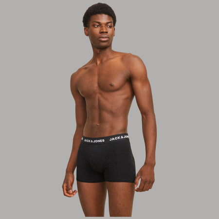 Jack & Jones boxer neri confezione da 3 art. Antonthony 12171944