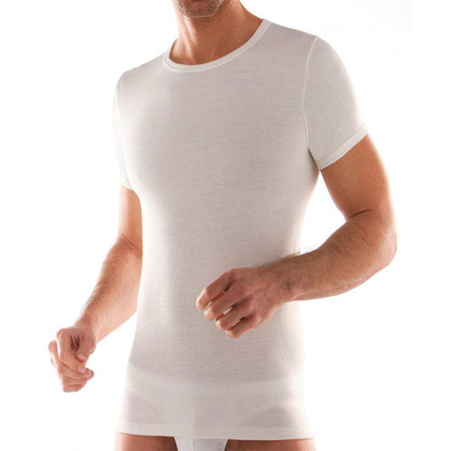 Jamas Maglia da Uomo Manica Corta Lana - Cotone Girocollo - Passarelli Biancheria