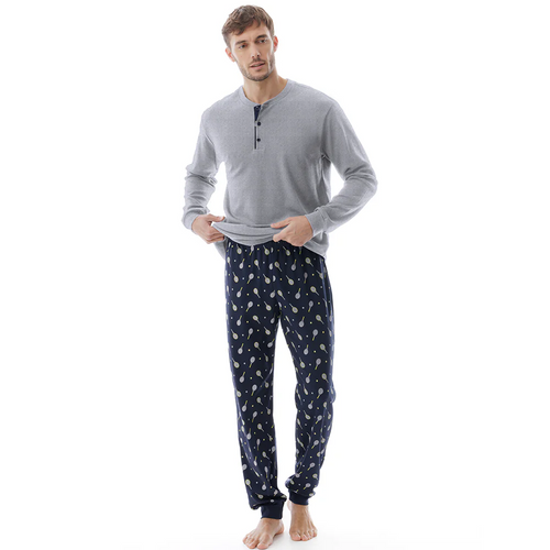 Jamas Pigiama da Uomo in Caldo Cotone IJ 9390 2312S50