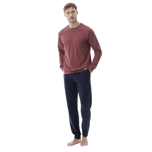Jamas Pigiama da Uomo in Cotone Caldo IJ2138 S54