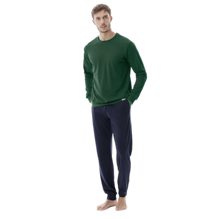 Jamas Pigiama da Uomo in Cotone Caldo IJ2138 S54