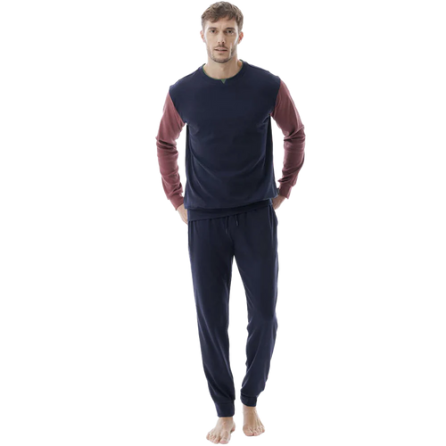 Jamas Pigiama da Uomo in Cotone Caldo IJ9349 S68