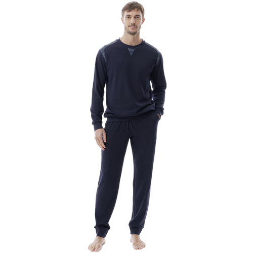 Jamas Pigiama da Uomo in Cotone Caldo IJ9353 S75