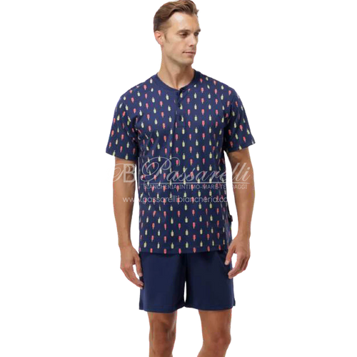 Jamas Pigiama Corto Estivo da Uomo EJ 9407 2504S54