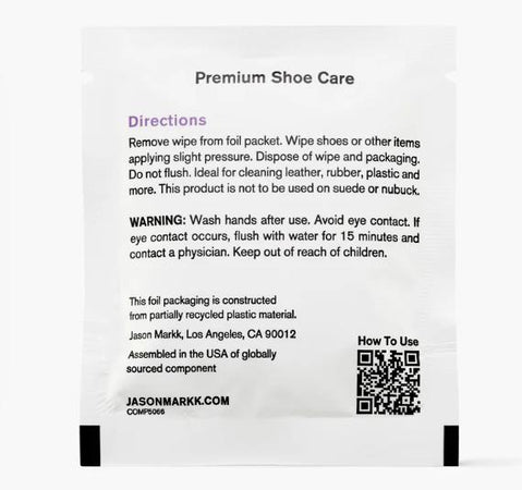 Jason Markk Quick Wipes White