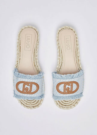Liujo Donna Ciabatte con maxi logo