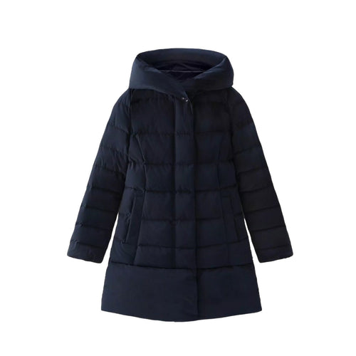 Woolrich giubbini donna woolrich - puffy prescott parka - blu da donna