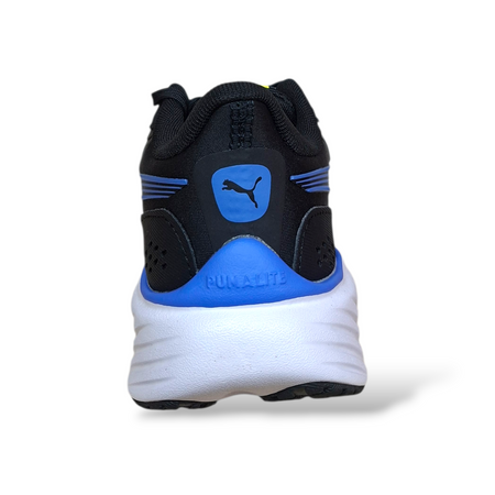 Puma Pounce Lite Sneakers Ragazzo Nero Giallo Blu Bianco – Leggere con Lacci | Taglie 36-39