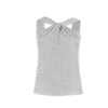 Dexterior canotte e top donna d.exterior - lux top nodo - argento da donna