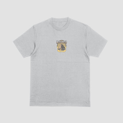 Junglo T-shirt No PlanetB Forest grey heather