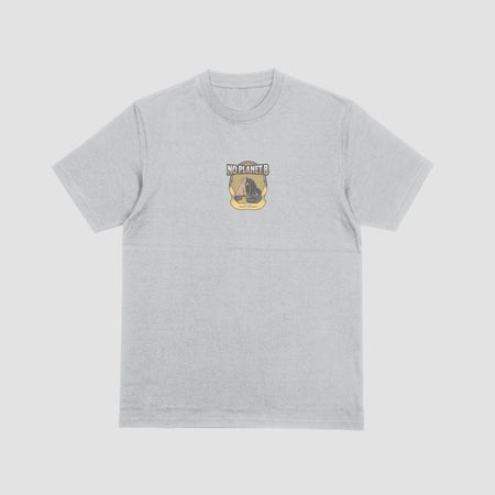 Junglo T-shirt No PlanetB Forest grey heather