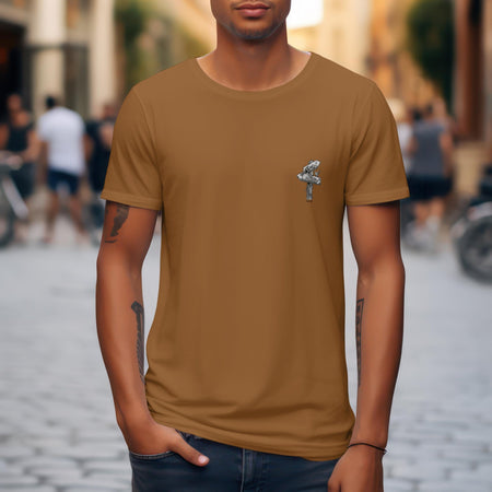 Junglo T-shirt Sign dark rust
