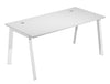 Scrivania per ufficio operativo in melaminico con 4 gambe metalliche cm. 120/140/160/180x80x72,5h