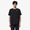 K-WAY T-Shirt uomo da Viaggio Unisex Nera e Grigia con Tessuto Impermeabile Seril travel