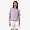 K-WAY T-Shirt donna in Cotone Donna A Taglio Boxy violet per Uso Quotidiano