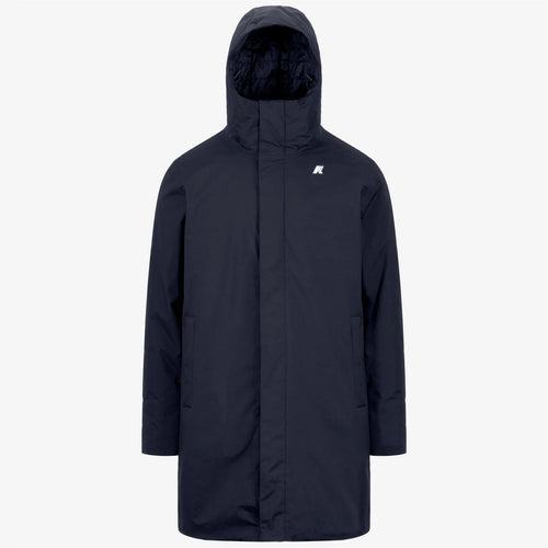 K-WAY Thomas Warm Ottoman giacca lunga uomo imbottita impermeabile