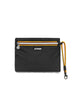 K-Way Beauty Case unisex Nimes impermeabile in nylon nero con zip multicolor