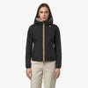 K-WAY Giacca Impermeabile capospalla donna Slim Fit Reversibile Donna black-beige- Lily plus.2 double