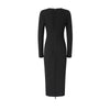 Pinko vestiti casual donna pinko - frutta abito crepe poly - nero da donna