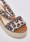 Liujo Donna Sandali zeppa con foulard