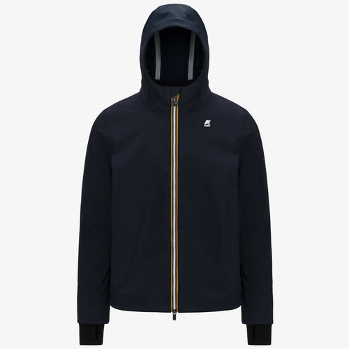 K-WAY Giacca Corto Uomo Urban Blu con Tre Strati di Resistenza all'Acqua Capospalla uomo Jacko Bonded