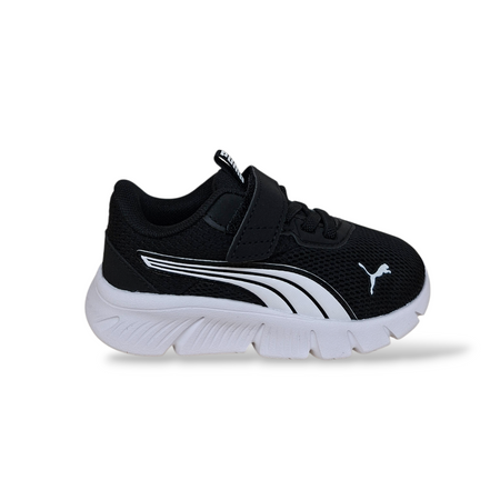 Sneakers bambino PUMA FlexFocus Modern nero bianco con velcro