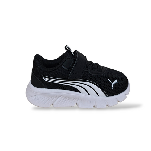 Sneakers bambino PUMA FlexFocus Modern nero bianco con velcro