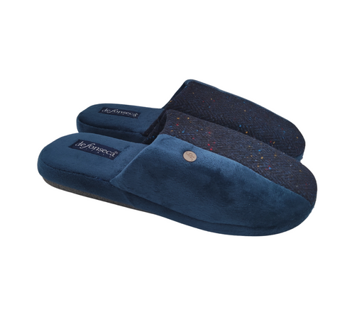 de fonseca Savoia Ciabatte Uomo Invernali da Casa, Pantofole Chiuse e Calde, Produzione Artigianale