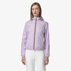K-WAY Giacca Corto Capospalla Donna Impermeabile Viola con Tessuto Elasticizzato - Lily stretch poly jersey