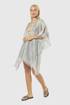 Kaftano Lurex con nappine | Verde Fashion