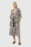 Kaftano stampa zebra | Verde Fashion