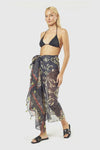 Kaftano stampa Paisley | Verde Fashion