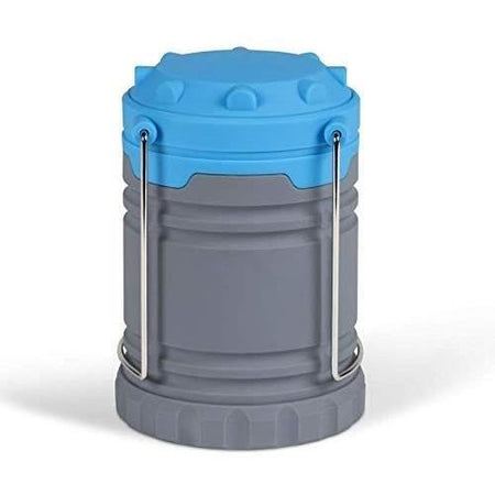 Lanterna pieghevole - KAMPA - Flare - Batterie - Grigio e blu