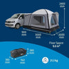 Tenda indipendente - KAMPA - Cross Air TC - Tessuto Polycotton, Air Frame, pavimento, tende oscuranti, pannello zanzariera