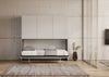 Letto Venezia singolo a scomparsa con scompartimenti, in legno, con apertura orizzontale, per camera da letto