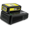 Caricabatterie rapido per batterie Power 18V Krcher 2,5 Ah e 5 Ah