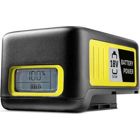 Batteria KARCHER Power 18V/5 Ah - Schermo LCD - Impugnature antiscivolo