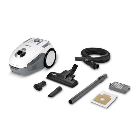 NUOVO KARCHER VC 2 - Aspirapolvere a bidone - 700 W - Filtro HEPA 13 - 76 dB - Tubo di aspirazione da 1,5 m con manico curvo
