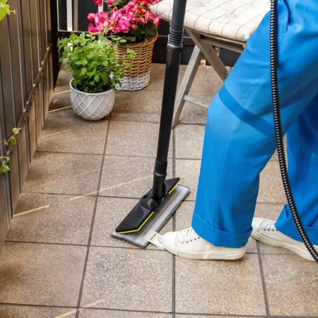 KARCHER - Kit 3 panni (morbido, abrasivo e molto abrasivo) per bocchetta pavimenti - Compatibile con la gamma di pulitori a vapore Easy Fix