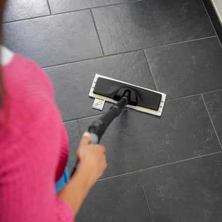 KARCHER - Kit 3 panni (morbido, abrasivo e molto abrasivo) per bocchetta pavimenti - Compatibile con la gamma di pulitori a vapore Easy Fix