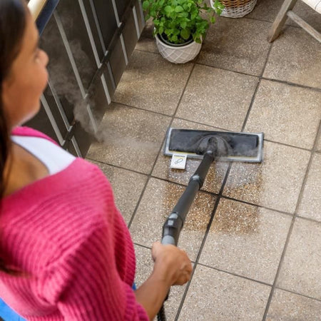 KARCHER - Kit 3 panni (morbido, abrasivo e molto abrasivo) per bocchetta pavimenti - Compatibile con la gamma di pulitori a vapore Easy Fix