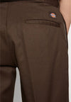DICKIES PANTALONE 874 work pant rec dark brown da uomo
