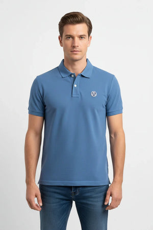 Polo North&Sails per uomo a manica corta cotone 100% due bottoni