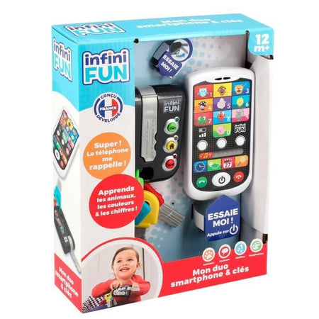 Smartphone e chiavi - KD - Il mio smartphone e chiavi Duo - Imparare a conoscere animali, numeri e colori